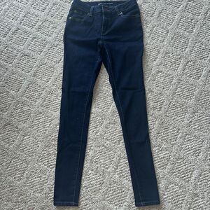 Womens INC Mid Rise Skinny Jeans, - Dk Indigo Sz 2‎